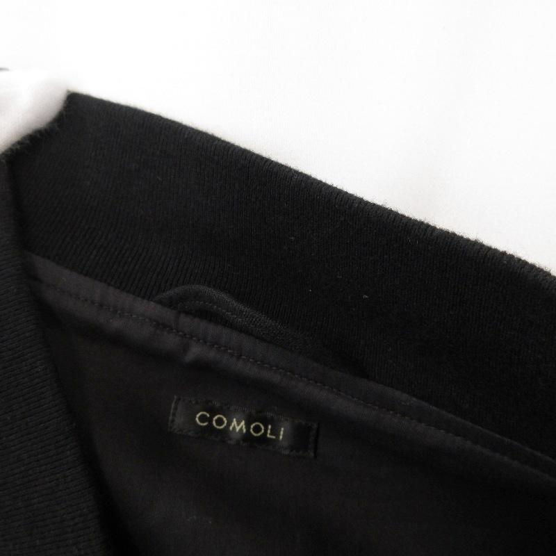 美品 COMOLI コモリ リネンWクロス ジップブルゾン Z01-01019 MA-1型  