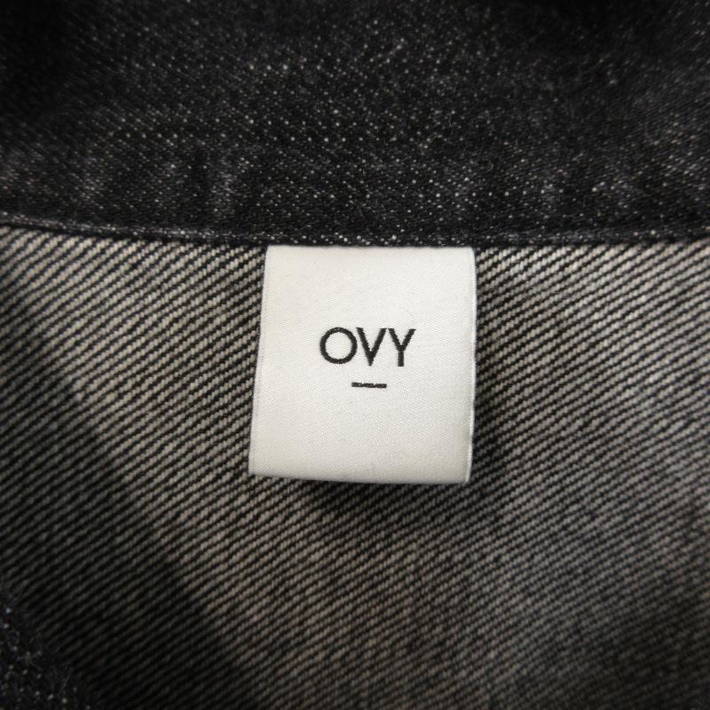 美品 OVY オヴィ デニムジャケット Japan Black Washed Denim
