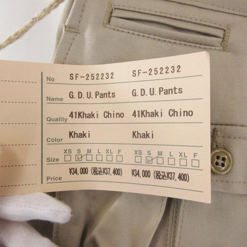 ササフラス　G.D.U パンツ 41 Khaki Lサイズ SASSAFRAS 未使用 ササフラス G.D.U.パンツ SF-252232 G.D.U.