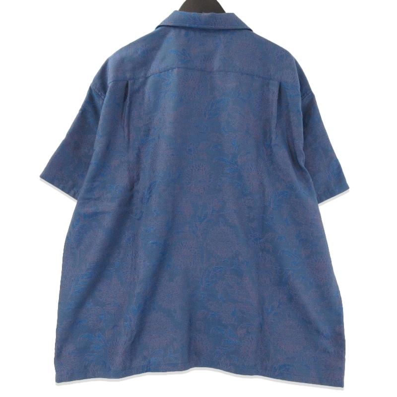 CALEE 美品 キャリー 半袖シャツ CL-24SS002FLJQ Flower Jacquard SH  