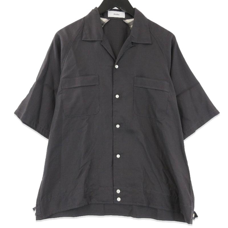 MARKAWARE 半袖シャツ 24SS BROWN MARKAWARE 半袖シャツ 24SS BROWN MARKAWARE 半袖シャツ 24SS BROWN