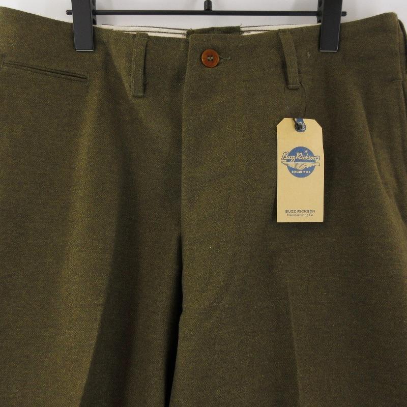 BUZZ RICKSON'S 未使用 バズリクソンズ TROUSERS BR42465 ウール