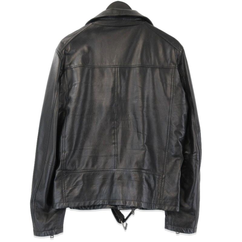 MARCO DE LUCA BOSSO マルコデルカボッソ ダブルライダース ラムレザー