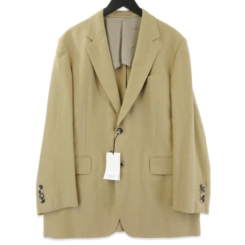 YLÈVE イレーヴ テーラード ジャケット 未使用 YLEVE イレーヴ HEMP ORGANIC COTTON CANVAS JACKET 170