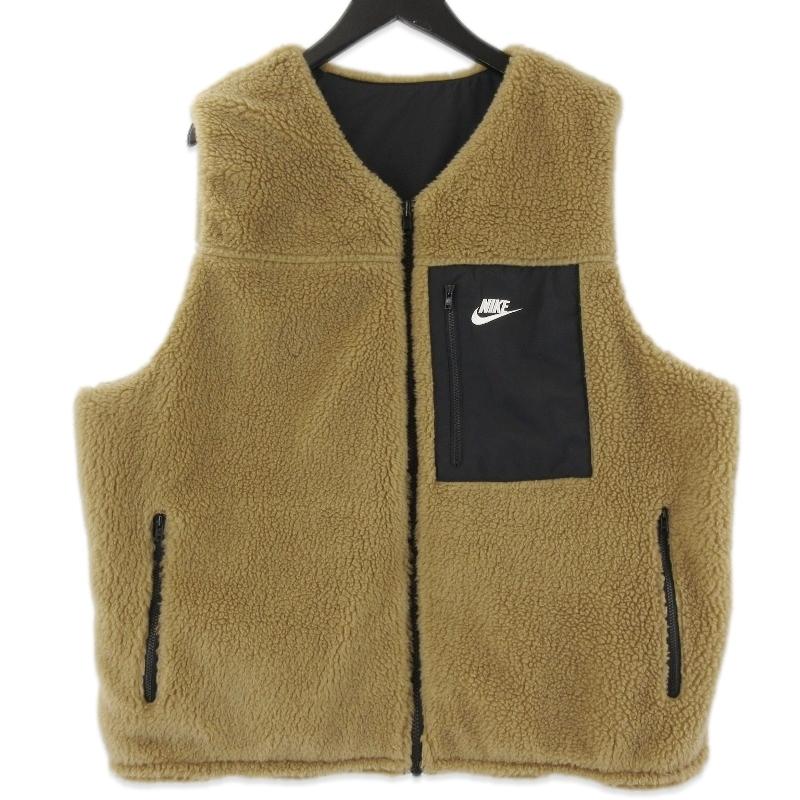 NIKE（ナイキ） フリースベスト DQ4879-258 リバーシブル ベージュ
