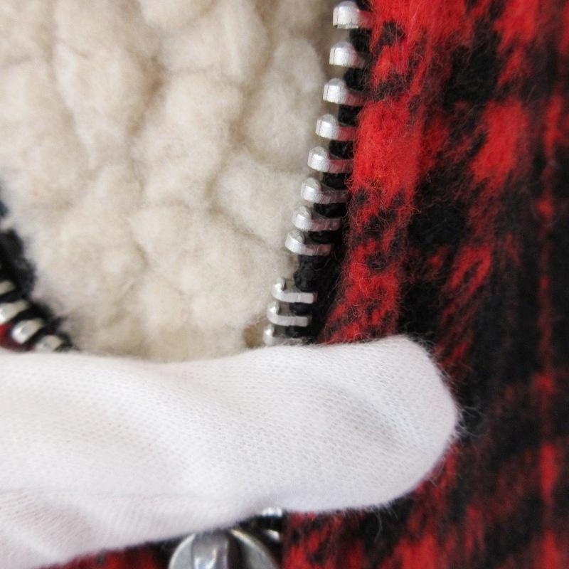 Sears シアーズ ボアジャケット チェック柄 ランチジャケット