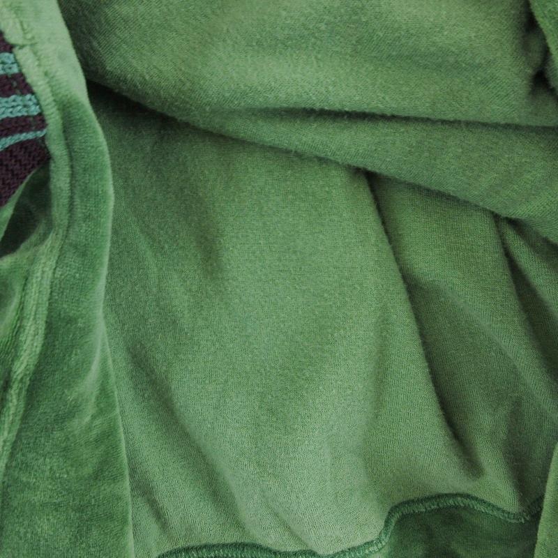 Needles ベロア フーディ グリーン ジミン着用モデル Needles ベロア フーディ グリーン ジミン着用モデル - メルカリ