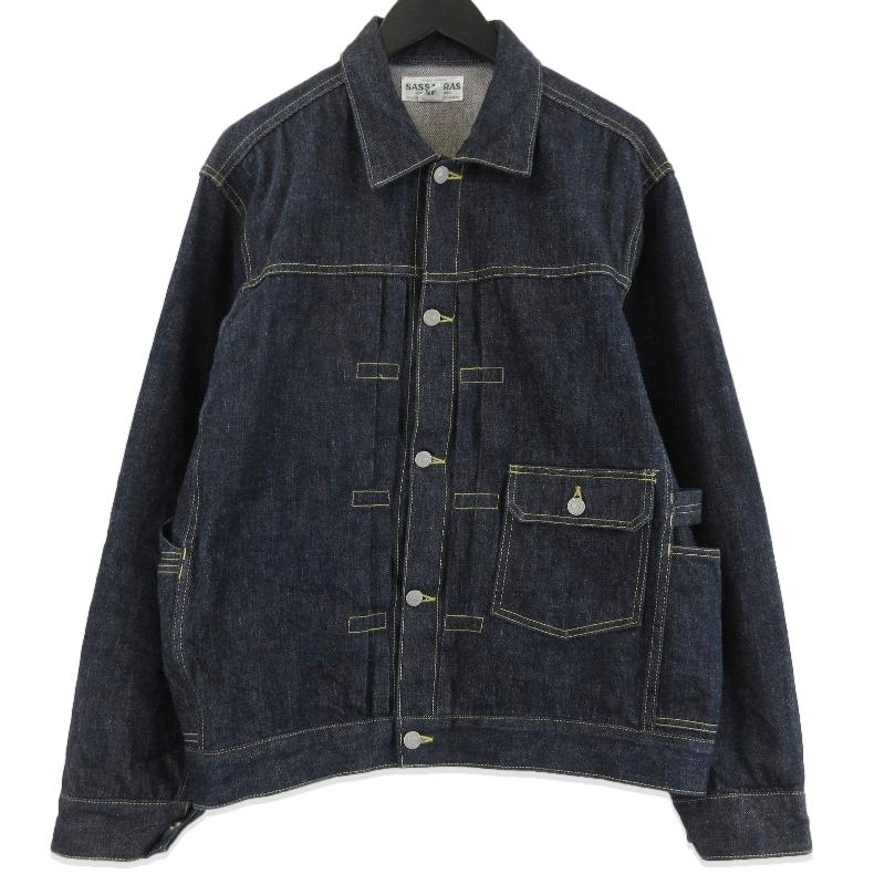 SASSAFRAS デニムジャケット Sサイズ SASSAFRAS ササフラス デニムジャケット Gardener Jacket