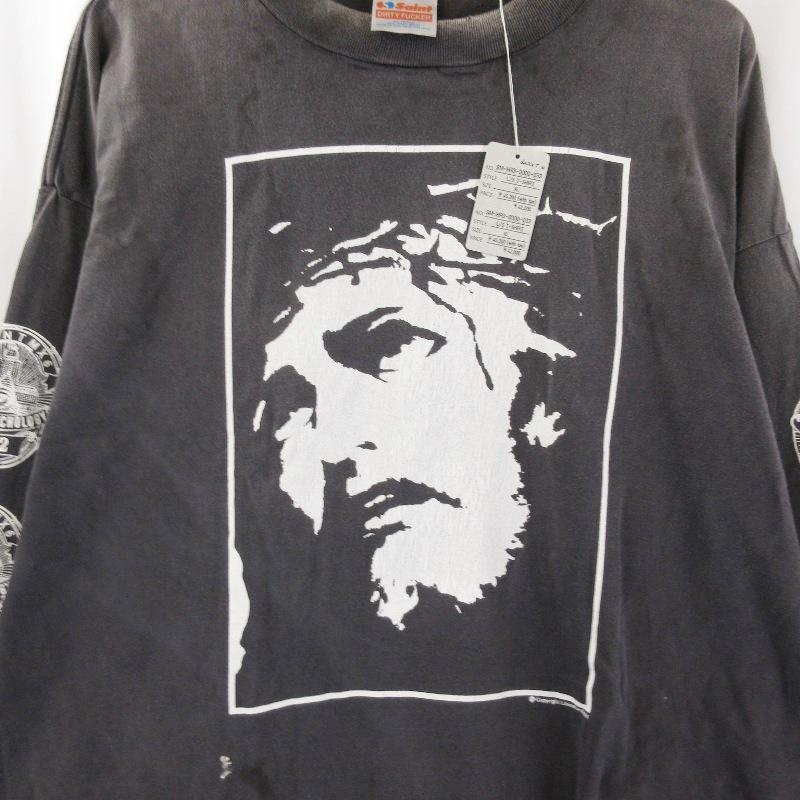 美品 SAINT Mxxxxxx セントマイケル LOVE L/S TEE SM-HR8-0000