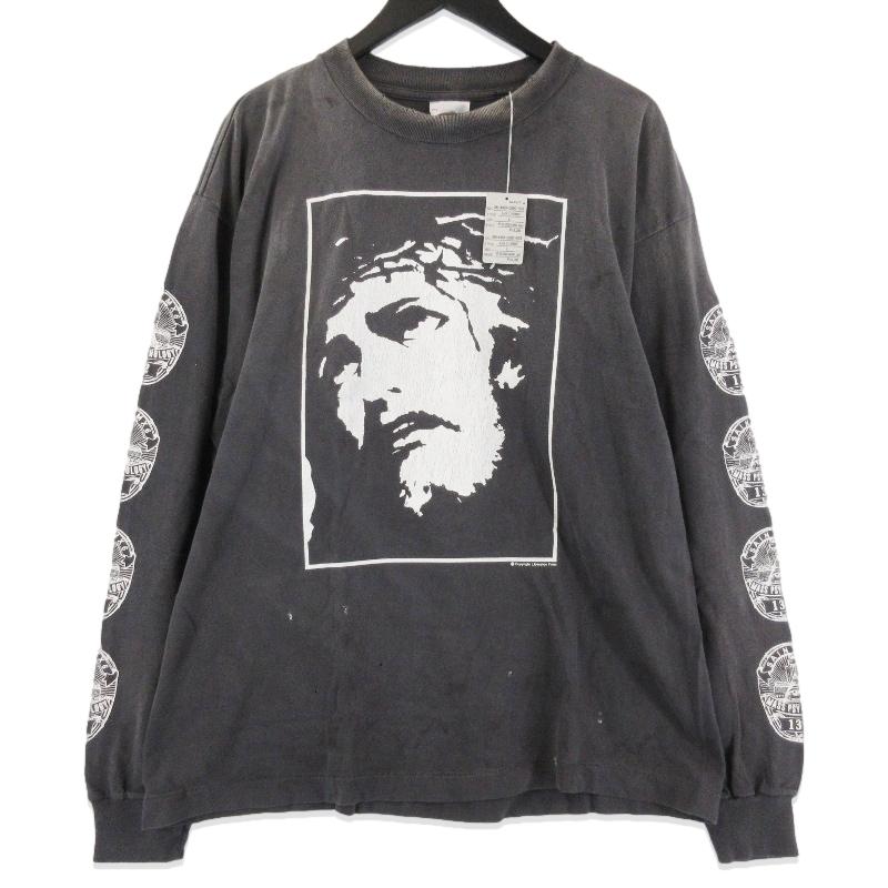 美品 SAINT Mxxxxxx セントマイケル LOVE L/S TEE SM-HR8-0000-033