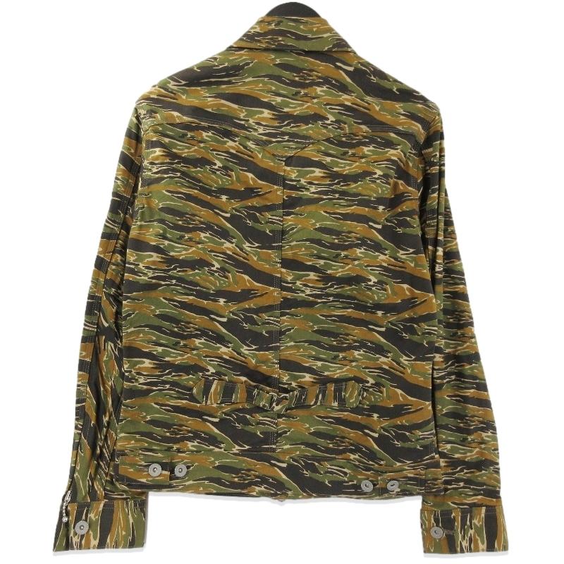 未使用 SKULL FLIGHT スカルフライト ワークジャケット タイガーカモ