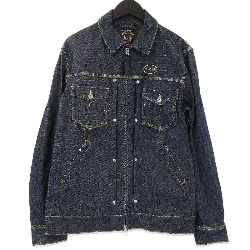 FLIGHT スカルフライトダメージデニム 42 未使用 SKULL FLIGHT スカル