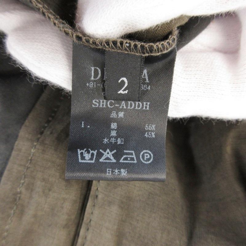 未使用 DEVOA デヴォア Short Sleeve Shirt Cotton Linen Advanced Dye  
