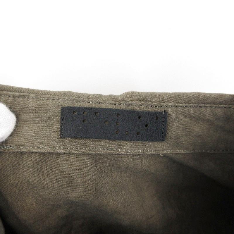 未使用 DEVOA デヴォア Short Sleeve Shirt Cotton Linen Advanced Dye  