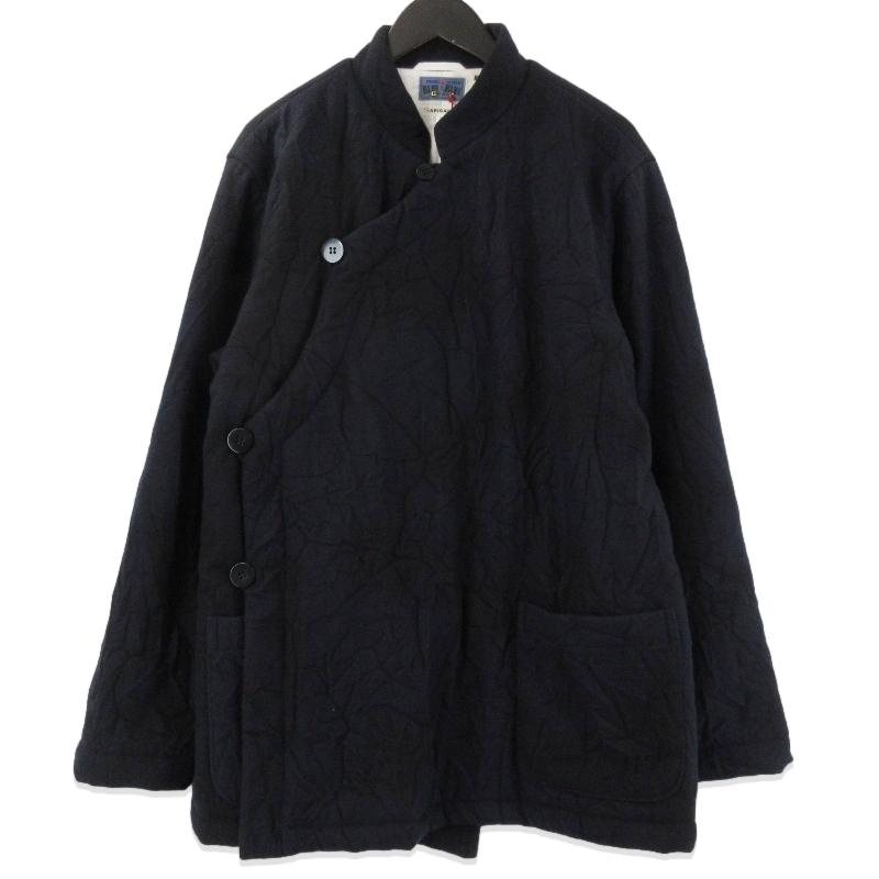 【超希少】ブルーブルー ウールアンゴラ ハンティングジャケット Lサイズ 中綿 BLUE BLUE JAPAN 2024FW OUTER COLLECTION | BLUE BLUE JAPAN | ブルー