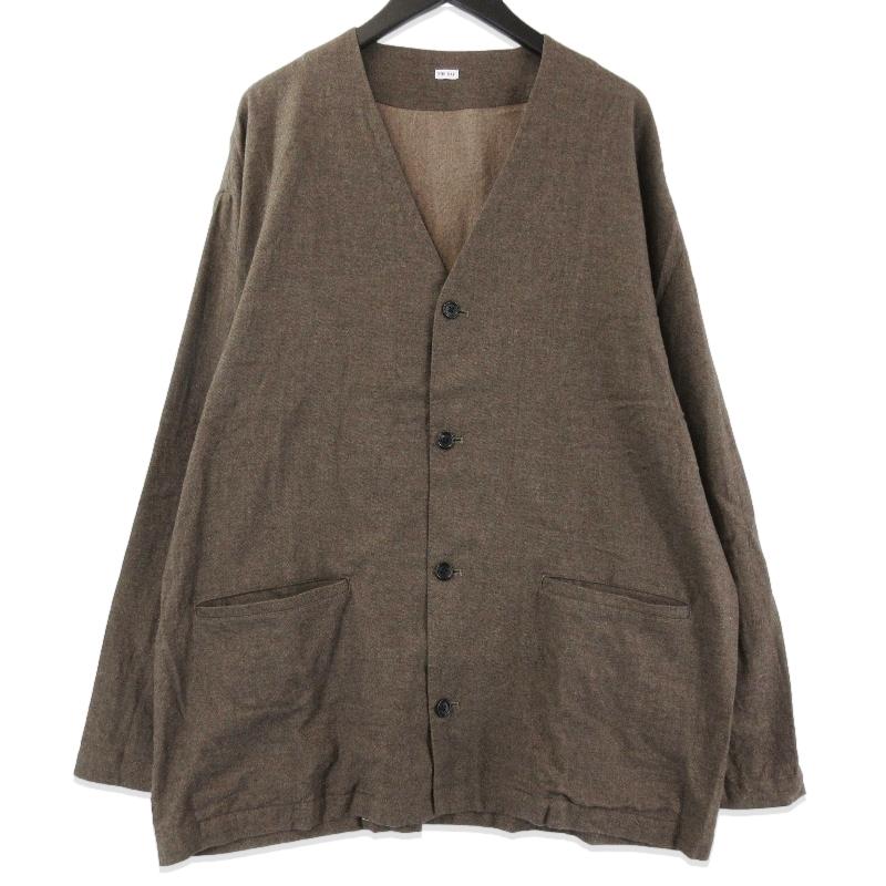 美品 THE DAY ザデイ ソフトフランネル カーディガン D23W-05001 SOFT  