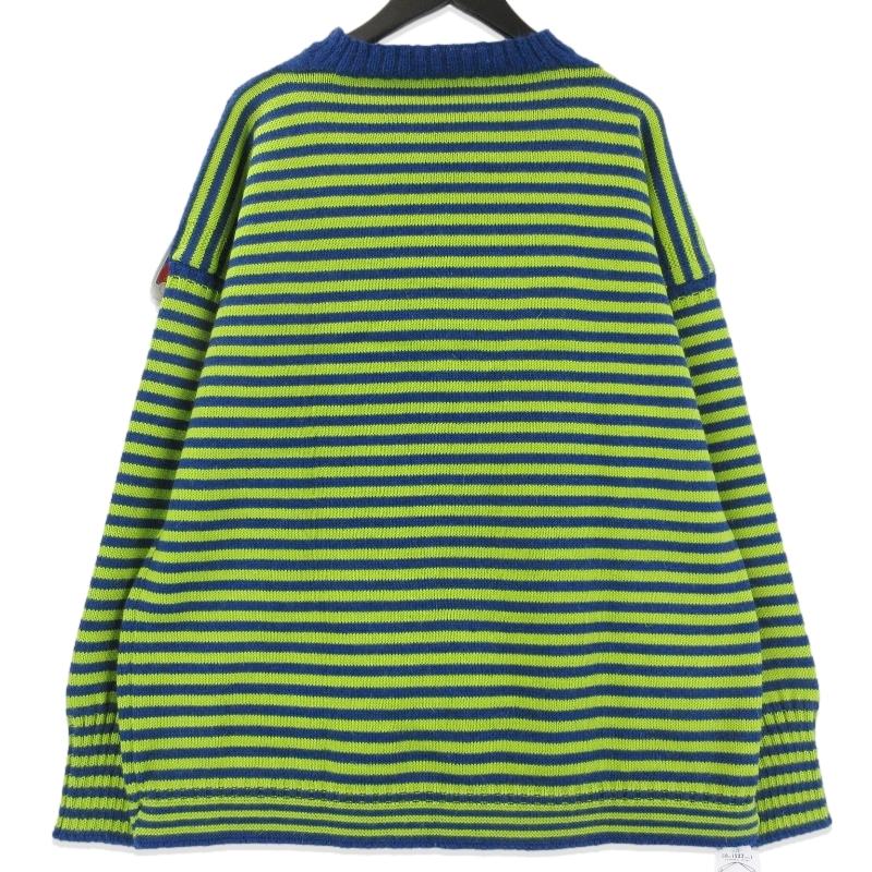 Guernsey Woollens ガンジーセーター　グリーン　イギリス製 イギリス製！17世紀から伝わるイギリスの伝統的ニット製品