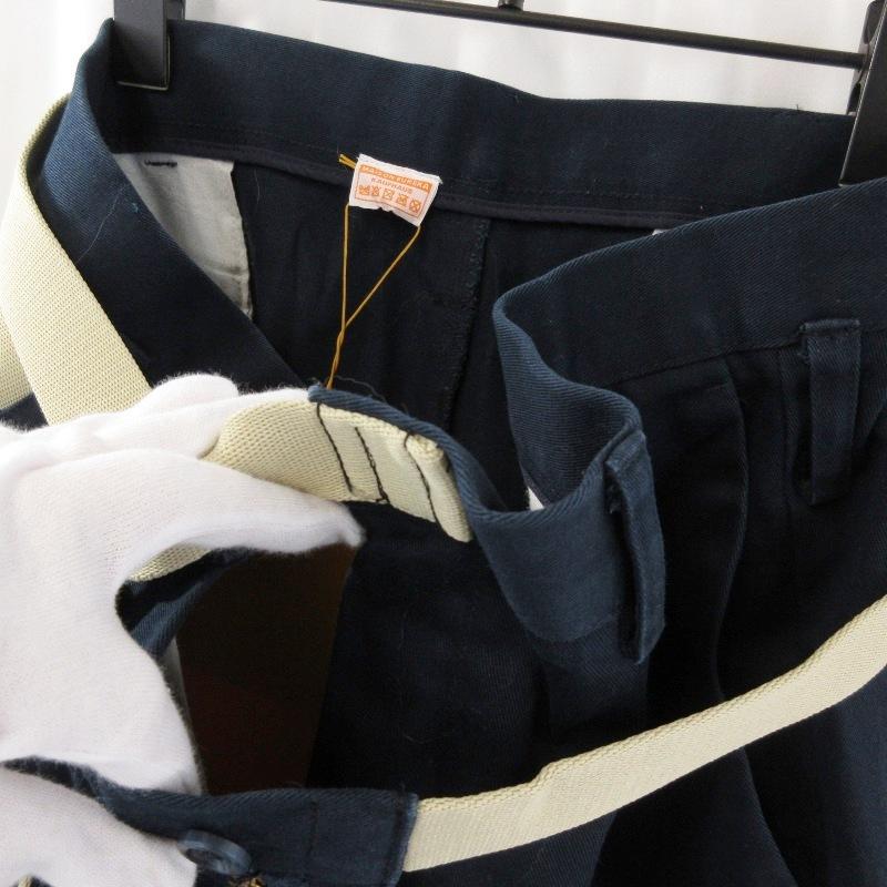 じゅんMAISONEUREKAメゾンエウレカ　チノパン ネイビー MAISON EUREKA(メゾンエウレカ)】ヴィンテージリワークチノ