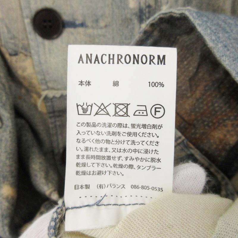 美品 ANACHRONORM アナクロノーム アーカイブデニムコラージュコート  