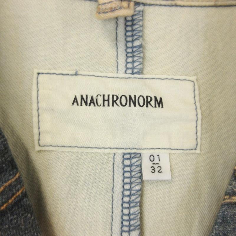 美品 ANACHRONORM アナクロノーム アーカイブデニムコラージュコート  