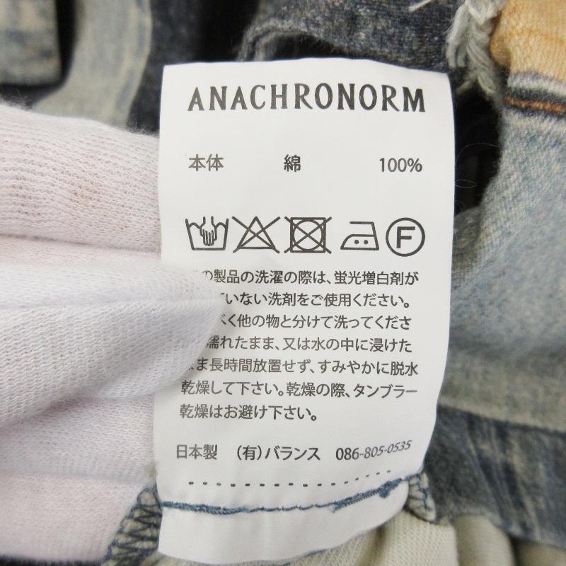 美品 ANACHRONORM アナクロノーム アーカイブデニムコラージュコート  