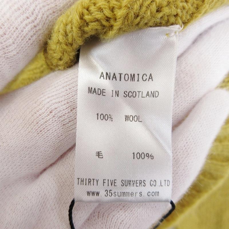 未使用 ANATOMICA アナトミカ 2PLY SHETLAND SWEATER TURTLE ニット