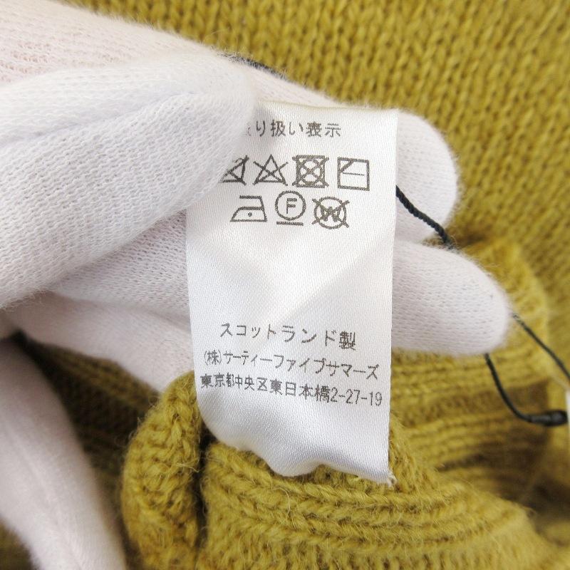 未使用 ANATOMICA アナトミカ 2PLY SHETLAND SWEATER TURTLE ニット