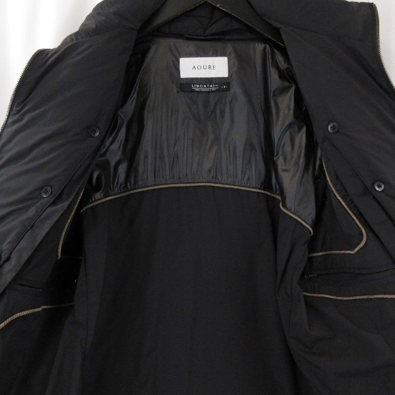 AOURE アウール ダウンジャケット AMFC235014 NEW CALORE ブラック 黒