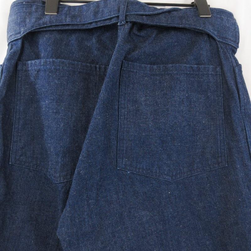 COMOLI コモリ ベルテッド デニムパンツ K01-03005 ワークパンツ 日本