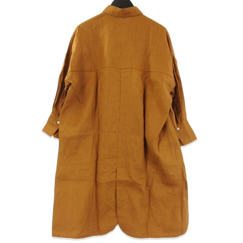 未使用 THE FACTORY ザファクトリー シャツワンピース リネン