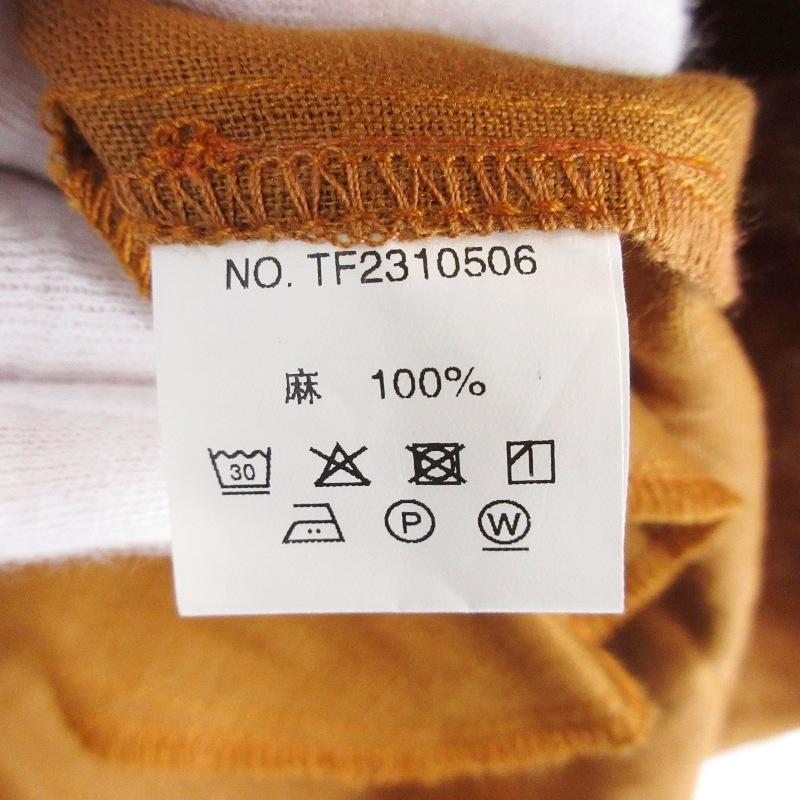 未使用 THE FACTORY ザファクトリー シャツワンピース リネン