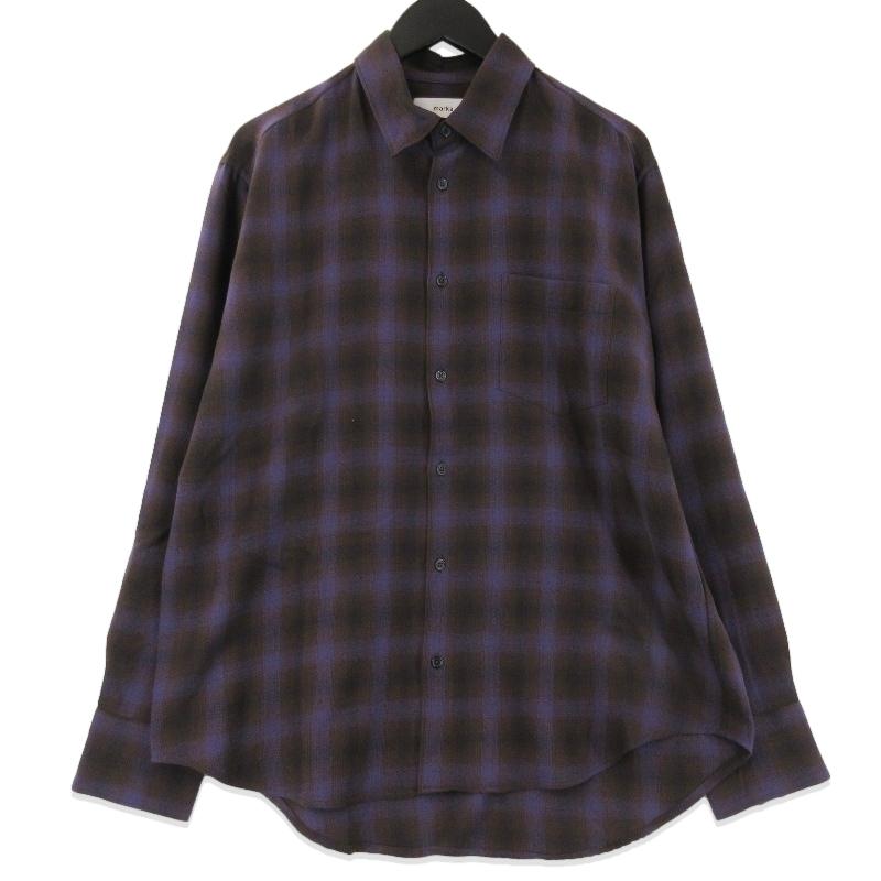 marka 美品 マーカ 長袖シャツ M25C22SH01C REGULAR COLLAR SHIRT