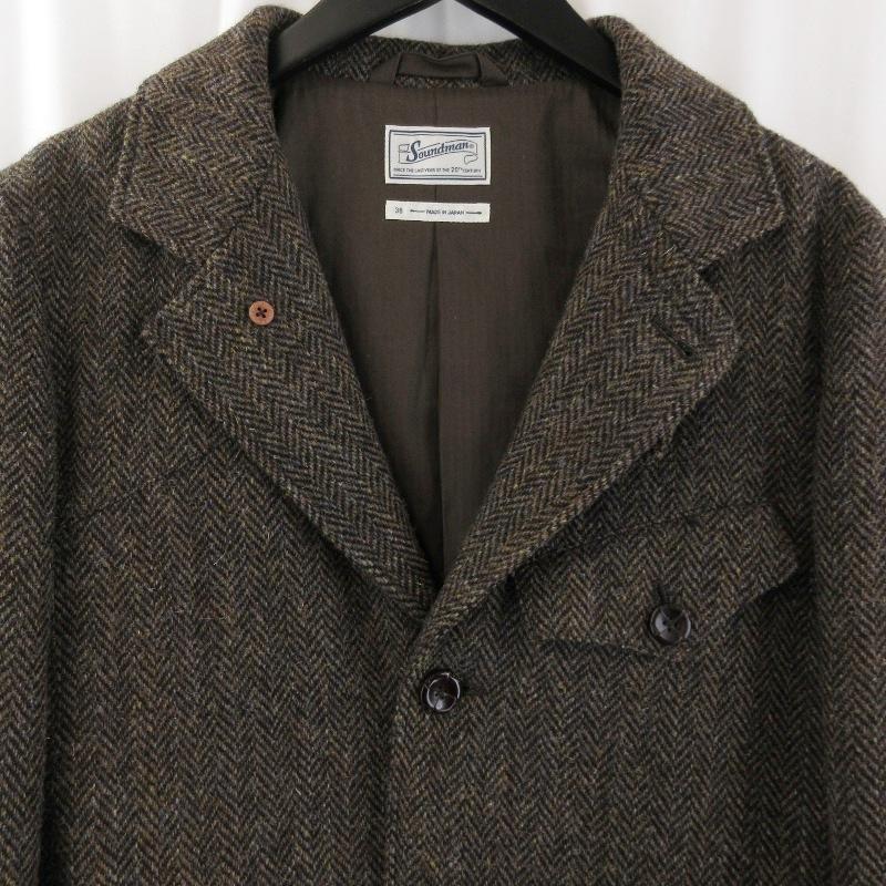 Soundman × Harris Tweed サウンドマン ノーフォークジャケット ウール