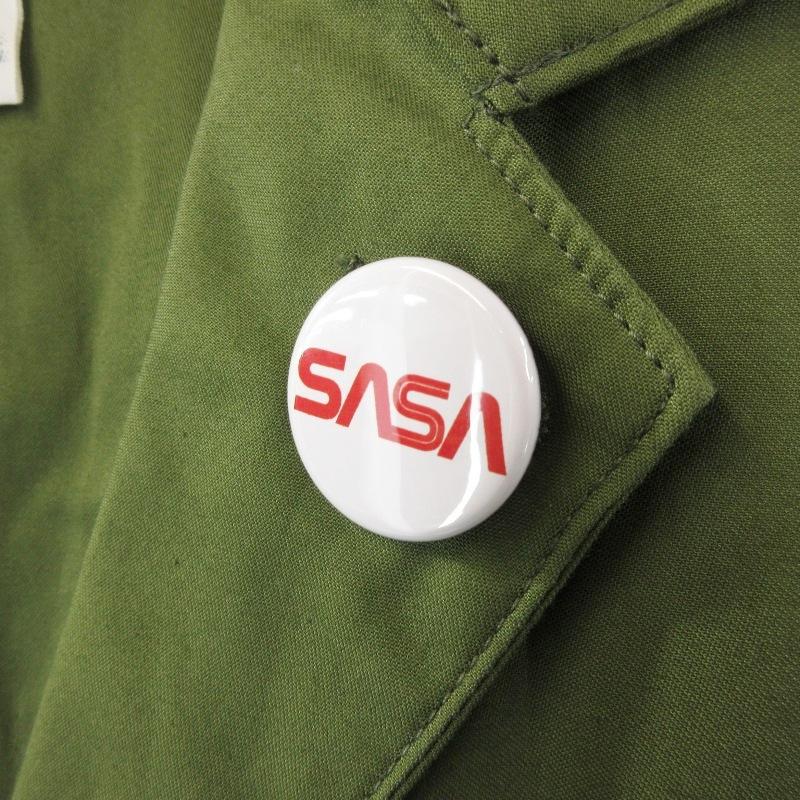 SASSAFRAS（ササフラス） 美品 GDU リーフ ジャケット バックサテン