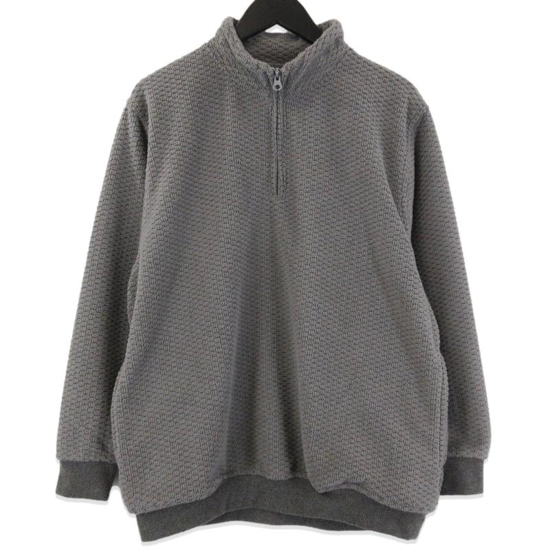 CALEE（キャリー） フリース ハーフジップ スウェット CL-24AW048