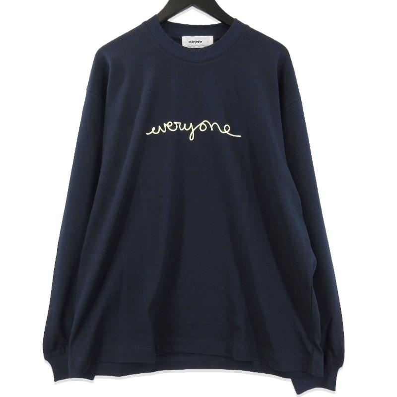 everyone長袖カットソーロンTシャツLブラックエブリワンennoyエンノイ everyone エブリワン COTTON LONG SLEEVE T-SHIRT EV25-CS38 コットン