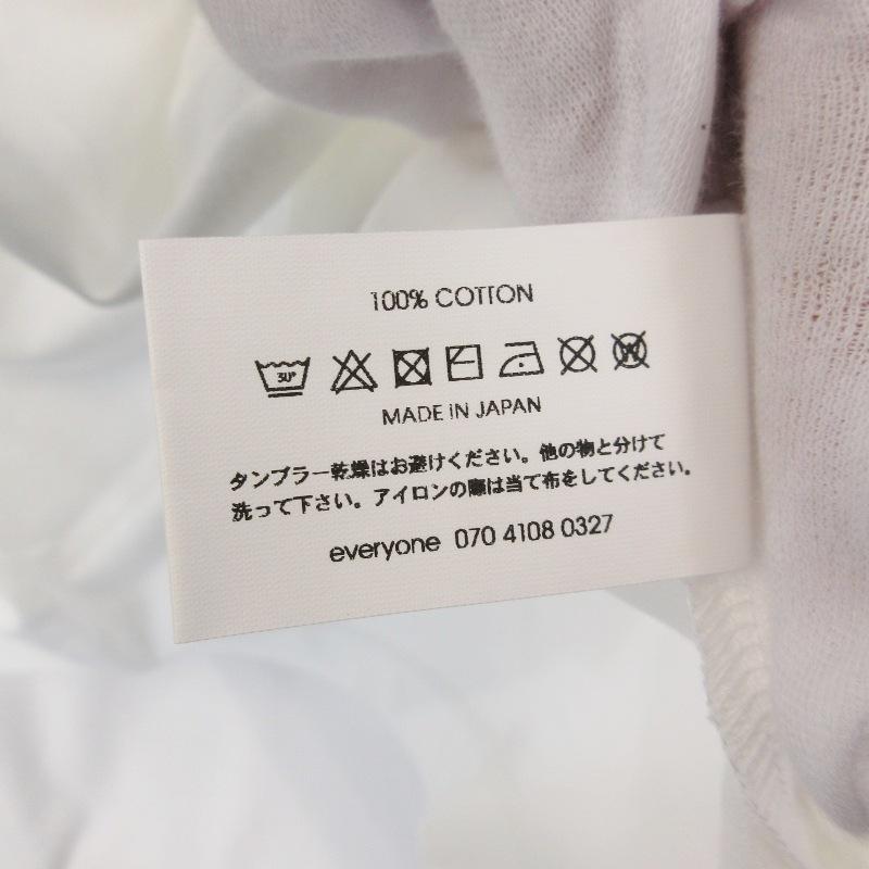 美品 everyone エブリワン 半袖Tシャツ EV23-CS06 Sketchy Logo Short