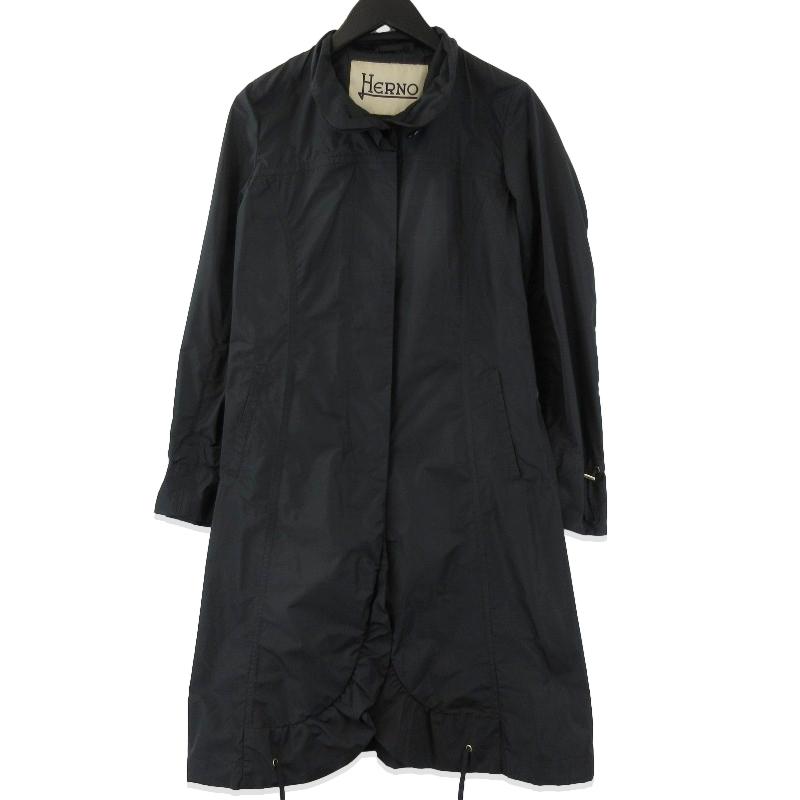 Herno ヘルノ レインコート 22615SFD レディース アオイ ブラック 黒