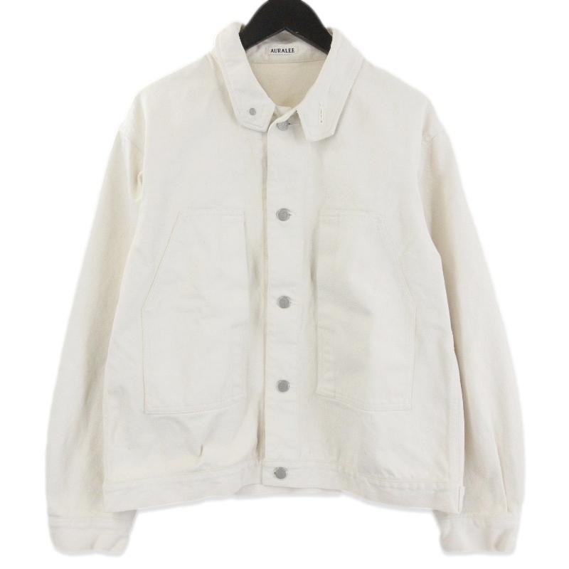 【AURALEE/オーラリー】HARD TWIST デニムブルゾン AURALEE WASHED HARD TWIST DENIM BLOUZON | Les