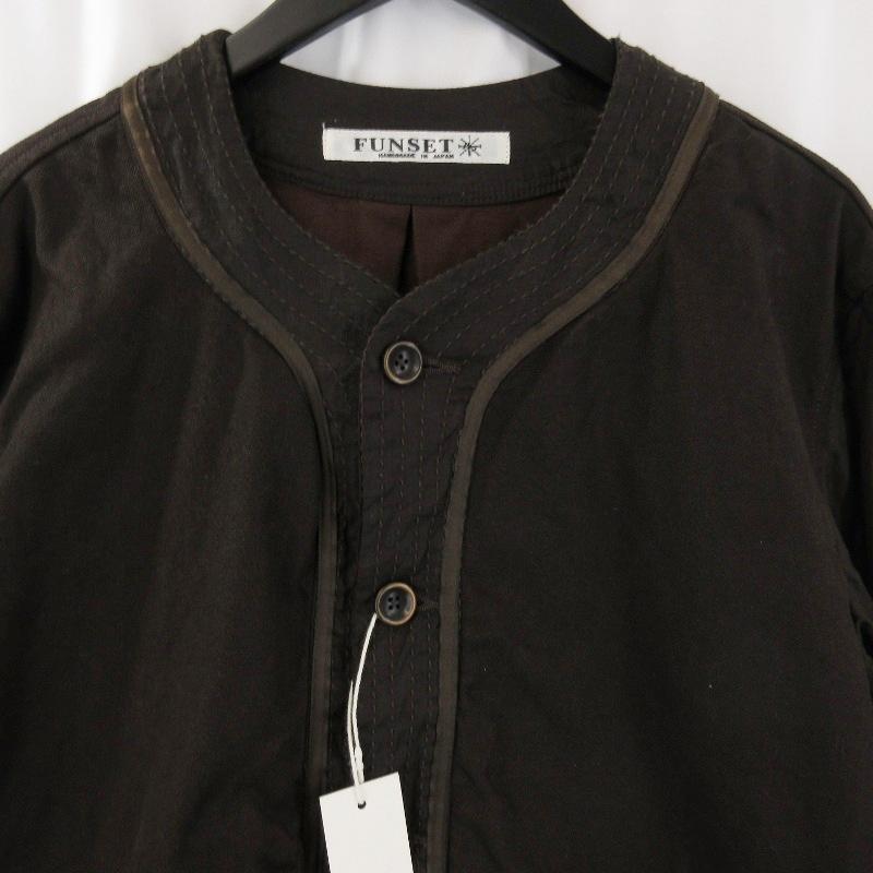 未使用 FUNSET OF ART ファンセットオブアート ベースボールシャツ