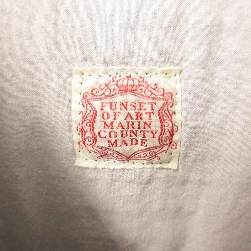 未使用 FUNSET OF ART ファンセットオブアート Gジャケット 2025FAJK-103 ベンガラ墨リネン刺し子カバーG ブラウン M タグ付き 71014131 |  | 03