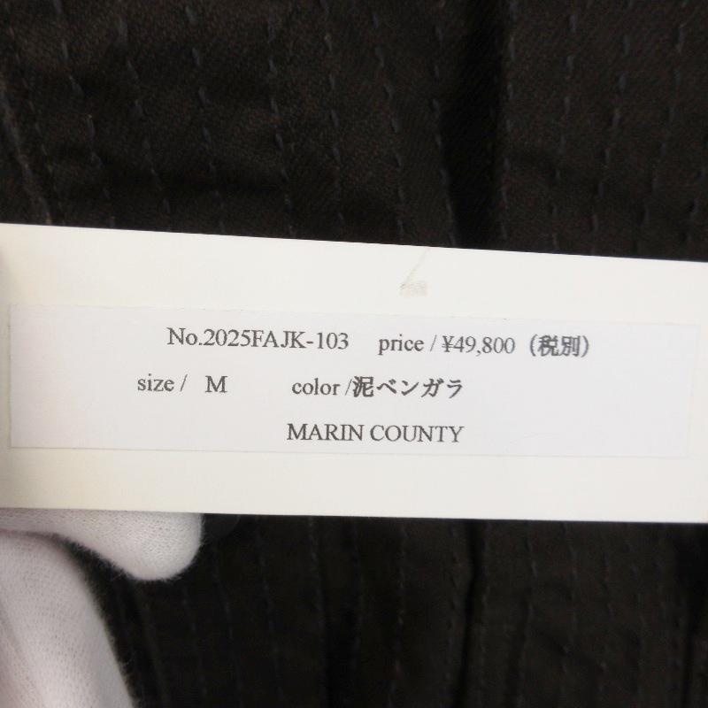 未使用 FUNSET OF ART ファンセットオブアート Gジャケット 2025FAJK-103 ベンガラ墨リネン刺し子カバーG ブラウン M タグ付き 71014131 |  | 04