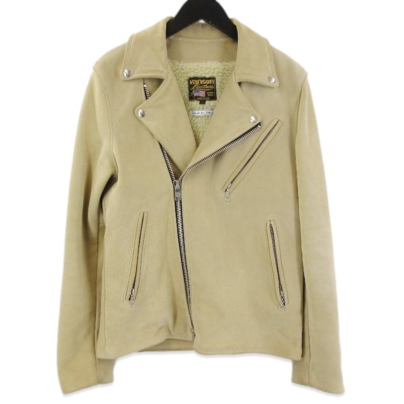 VANSON × Ron Herman バンソン ダブルライダース 21185 スエード ロン