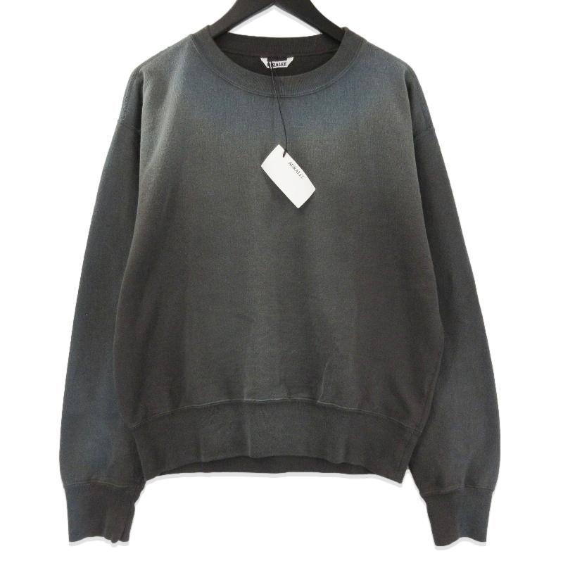美品 AURALEE オーラリー スウェット A25AP02MS 25AW Product Dyed