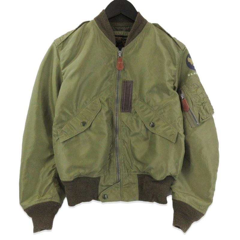 Buzz Rickson’s / L-2 FLIGHT JACKET/フライトジャケット/38/ナイロン/KHK/br11130/br11301 BUZZ RICKSON'S バズリクソンズ フライトジャケット TYPE L-2 BR11130