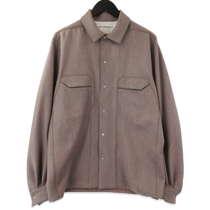 未使用 OPPOSE DUALITY オポーズデュアリティ Panel Shirts Wool