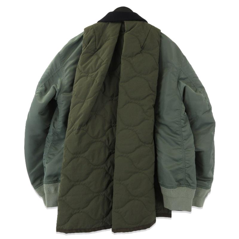 sacai（サカイ） 美品 ウールメルトン コート 24-07503 ウィメンズ