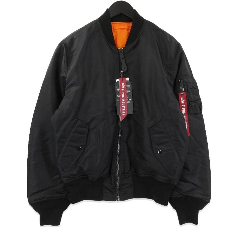 ALPHA INDUSTRIES MA-1 2000-401 XL ブラック 未使用 ALPHA INDUSTRIES アルファ MA-1 2000-401 フライトジャケット
