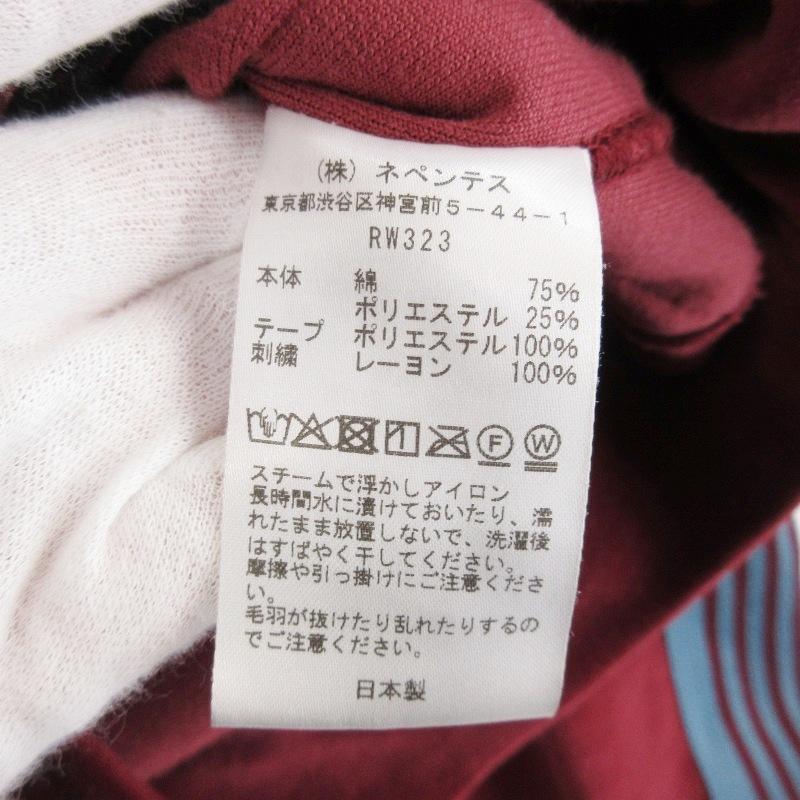 Needles バーガンディ ベロア ジャケット NEEDLES, ベロア揃いました | andPheb Staff Blog