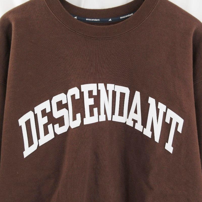 DESCENDANT ディセンダント スウェット 242ATDS-CSM16 TEAM CREW NECK
